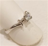 Anello Vidali Gioielli Donna in Oro bianco Zircone ANOR-10-34 - ANOR-10-34